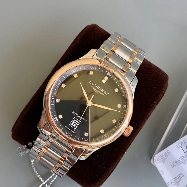 浪琴最高版本複刻手錶 最新款鏤空自動陀 LONGINES名匠系列男士腕表  gjs1877